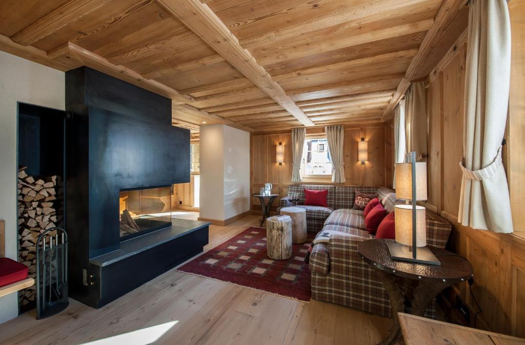 Chalet Berghof Sertig Clavadel Zimmer foto